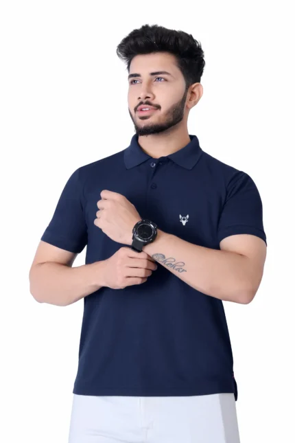 Polo-Navy Blue Tshirt