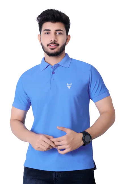 Polo-Sky Blue Tshirt